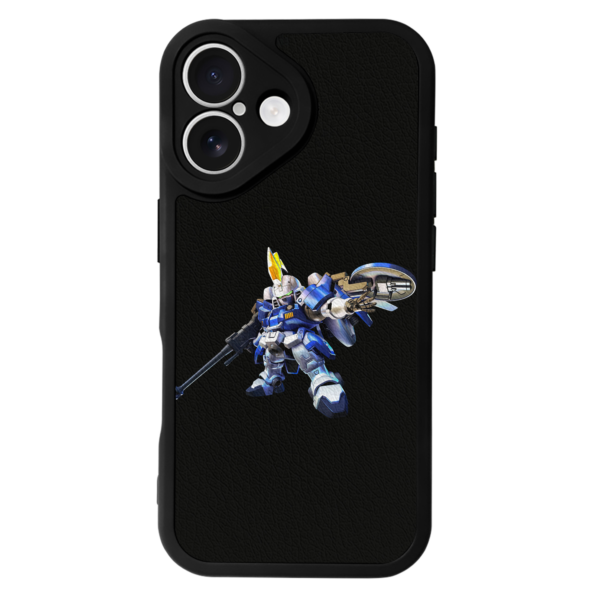 （画像用） 機動戦士ガンダム Mobile Suit Gundam 【iPhone 16シリーズ対応】シリコンスマホケース（レザー調） 材質：シリコン